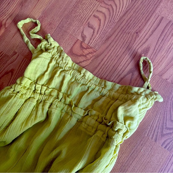 Free People C'est Bon Midi Dress - Size M, Color ''Fennel Seed'' - Picture 4 of 8